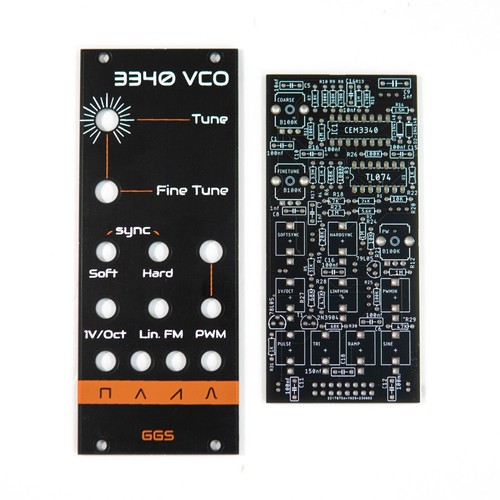 3340 vco eurorack pcb - 3340, +