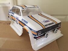 MK2 Ford Escort RS1800 1/10th scale Complete body,  Rothmans Rally legend decals