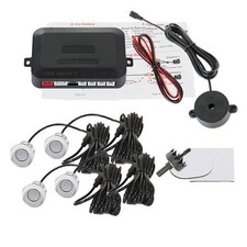 4x Silver Parking Sensors Car