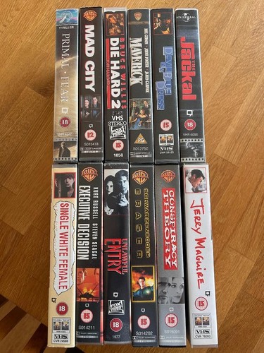 Action adventure vhs - action,