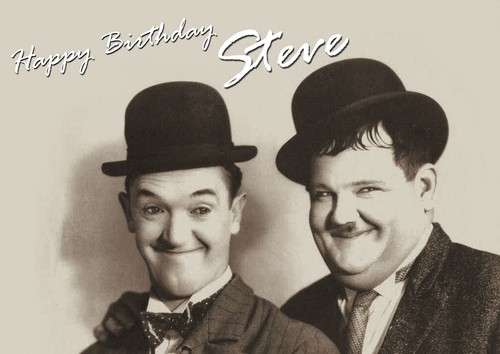Personalised laurel hardy - &,