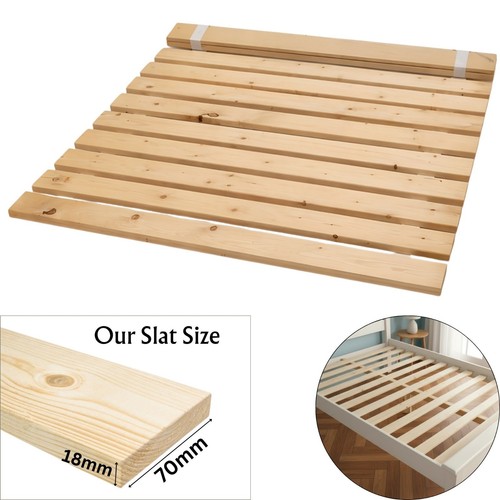 Wooden bed slats king size - wooden,