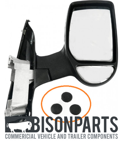 Wing mirror bolt covers - wing, (pack