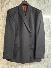 Men's Charlton Gray Black 2 Piece Suit Size J52 T46 - CG Y03