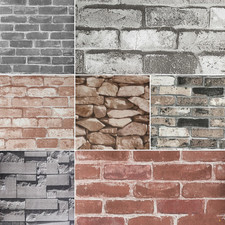 3D Effect Brick Wallpaper