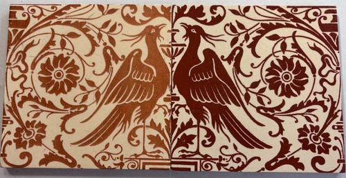 Maw tiles winged birds - &,