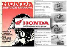 Honda TRX350 FOURTRAX Service