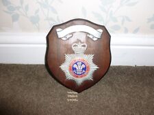 VINTAGE SOUTH WALES CONSTABULARY ROD WATSON & ASSOCIATES  WALL PLAQUE 190MM 165M