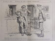 WW1 1915 BILL - WHATS GONE WRONG WITH YOUR TROUSERS  Punch Cartoon 17th November
