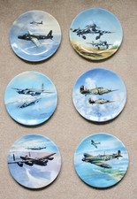 Set of 6 Coalport 'Reach for The Sky' Plates. Ltd Ed. Mint & Boxed. Certificated