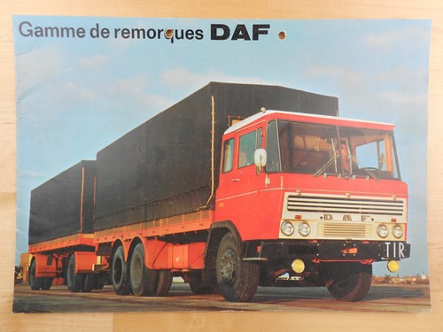 Daf trailer brochure 1970 - daf,