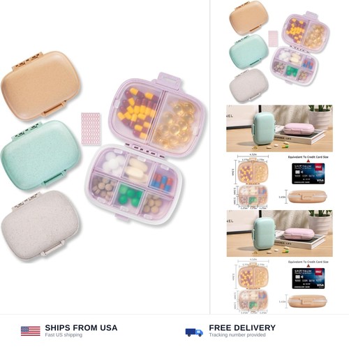 Pack pill organizer travel - -,