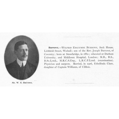 Wilfred edgcumbe burrows - wilfred,