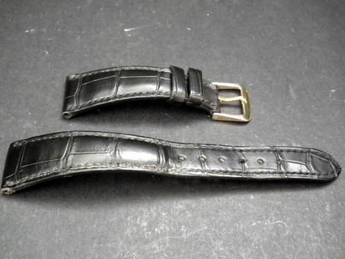 Genuine 19mm black patek - genuine, 18/19mm