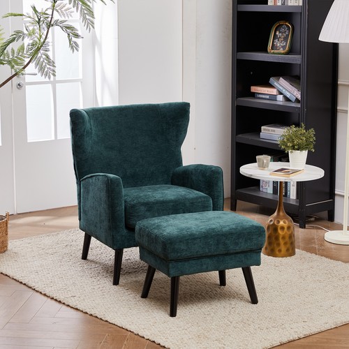 Chenille lounge chair recliner - chenille,