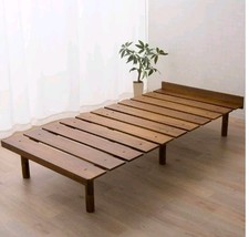EMOOR Wood Slatted Floor Bed