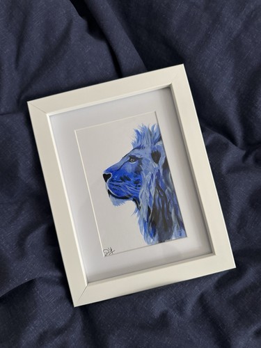 Original lion artwork - original,