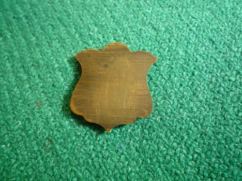 Antique cast brass - , cartouche