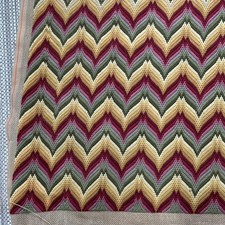 Finished Needlepoint Bargello