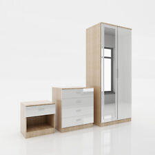 White&Oak Gloss Bedroom