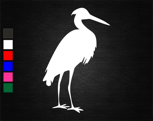 Heron bird wildlife vinyl - wildlife,
