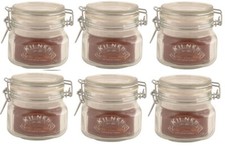 6 x Kilner 0.5L Square Clip