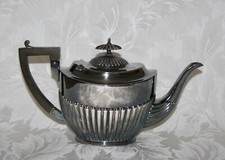 Antique Joseph Rodgers & Sons EPBM Silver Tone Plated Teapot 1900-25 Sheffield
