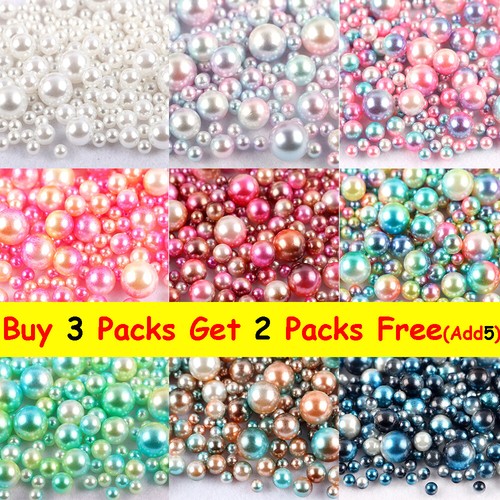 500pcs artificial round pearl - artificial,