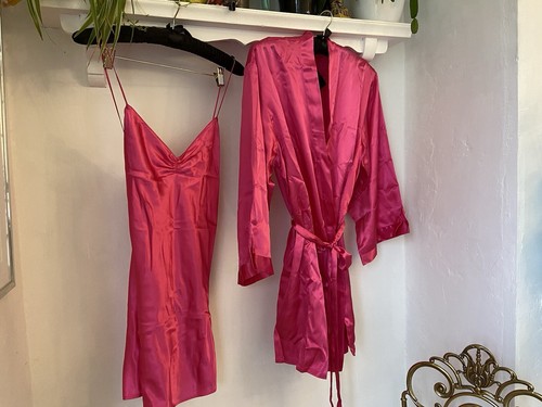 Senza matching slip robe - la,
