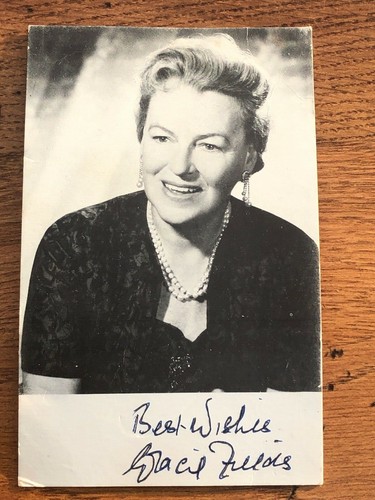 1965 gracie fields - , card