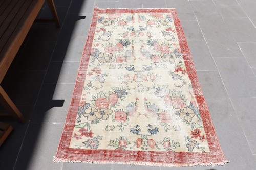 Vintage accent rug 3x6 - accent, ft