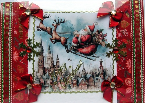 Happy christmas hand - happy, crafted