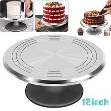 12in Cake Turntable Aluminum