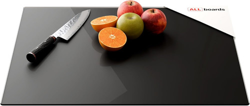 Glass chopping board black - chopping,