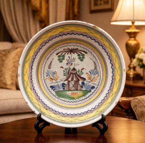 Delft polychrome charger - delft,