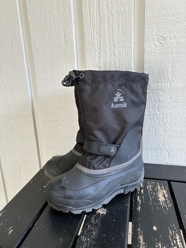 Kamik snow rain boots black - snow,