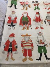 Vintage IKEA Fabric Santa