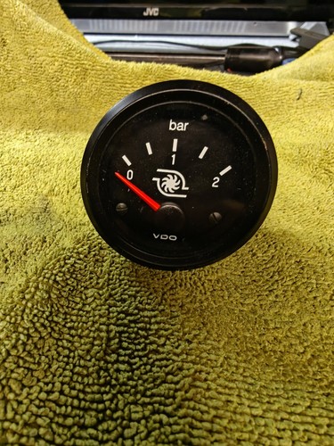 Vdo turbo boost pressure gauge - vdo,