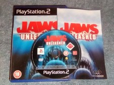 Jaws Unleashed Sony PlayStation 2 PS2 Game Complete With Manual