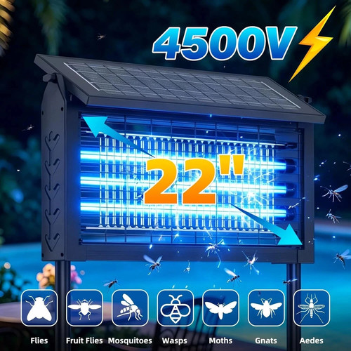 Solar bug zapper - bug,