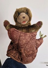 Folkmanis Bear in Tree Stump