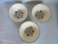 3 x POOLE POTTERY VINEYARD