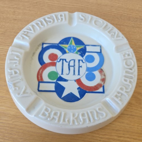Ww2 era porcelain ashtray - ww2-era,