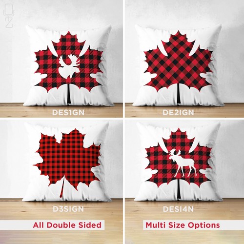 Christmas cushion covers plaid - christmas,