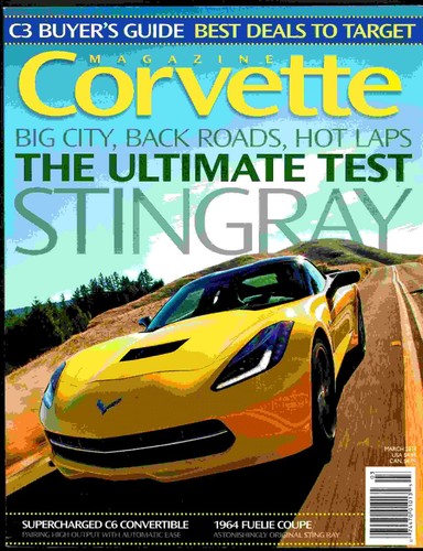 Corvette magazine march - magazine,