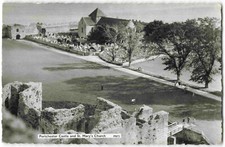 Porchester Castle Church Hampshire - 1962 Sweasey Real Photo Postcard V22