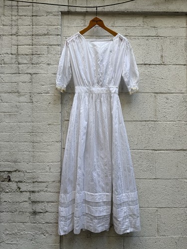 Antique edwardian cotton lawn - antique,