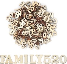Unpainted Wooden Letters for
