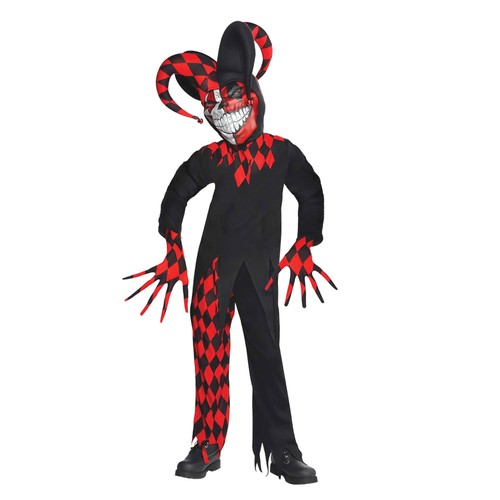 Krazed jester teen costume age - costume,