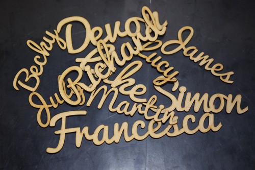 Personalised plain wooden - , name